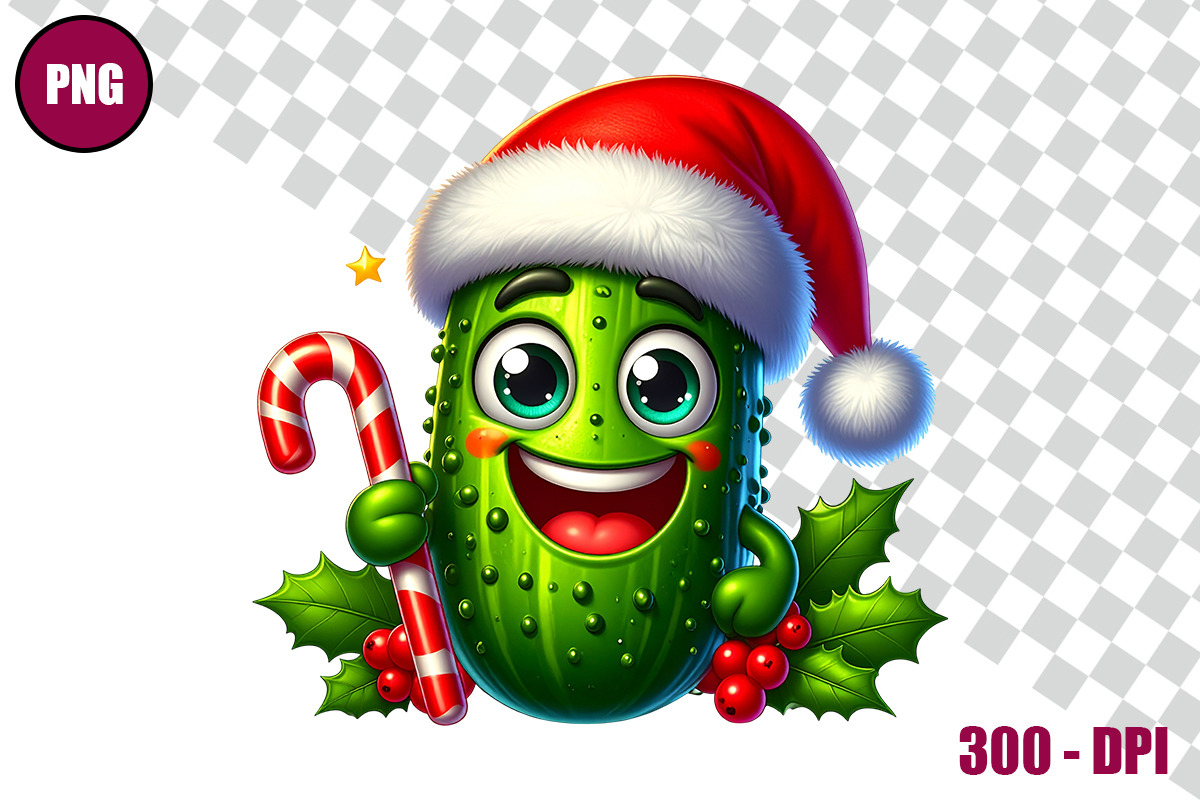 Christmas Pickles Clipart Bundle, a Decorative Illustration by taramija (Photo 3 of 26)