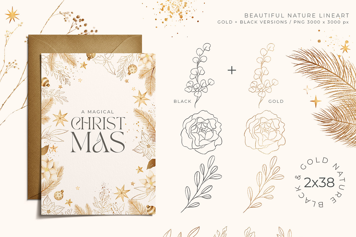 Christmas Illustration Bundle, a Decorative Illustration by CarmineType (Photo 9 of 13)