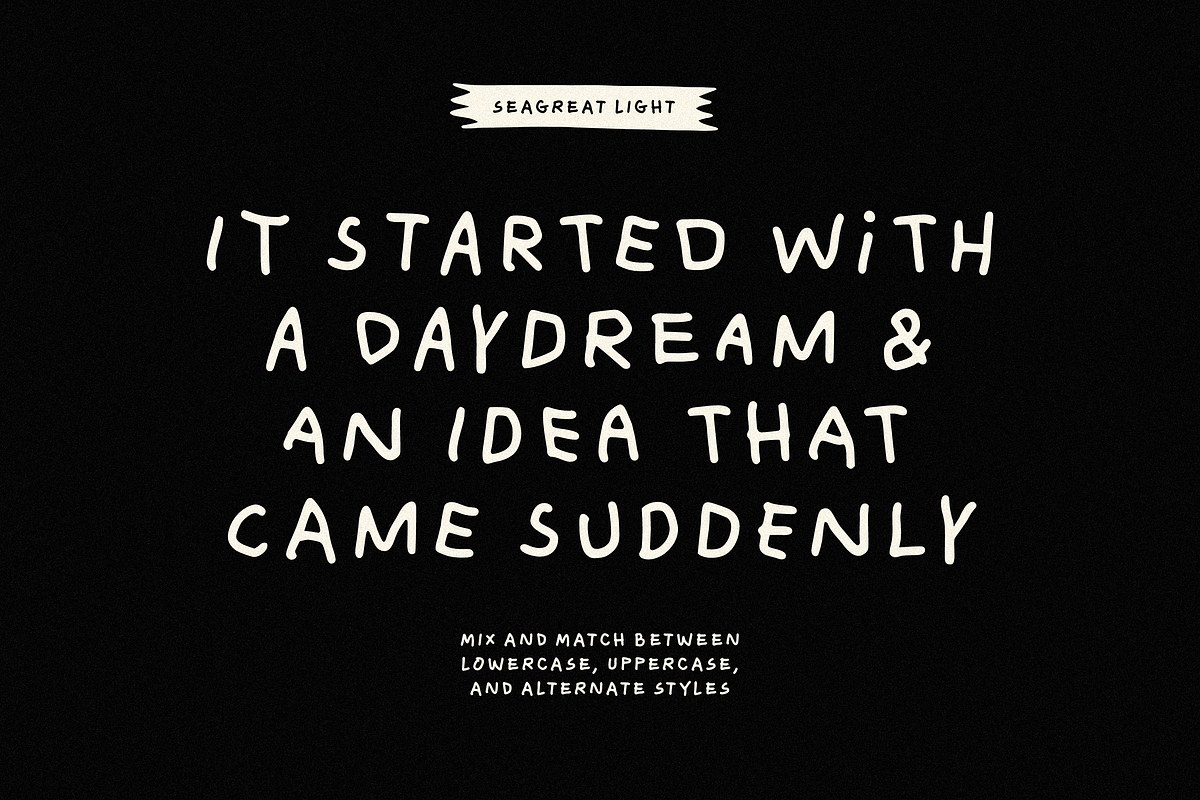 Sea Great Handwriting, a Handwritten Font by 24Design Studios (Photo 2 of 11)