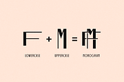 Art Deco Monogram Font, a Font by Headfonts (Thumbnail 2 of 11)