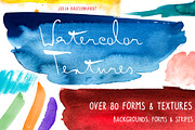 Watercolor Textures Pack, a Texture Graphic by Julia Bausenhardt (Thumbnail 1 of 2)