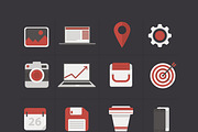 49 FLAT ICONS PACK, an Icon by Nerokanji_Designs (Thumbnail 2 of 4)
