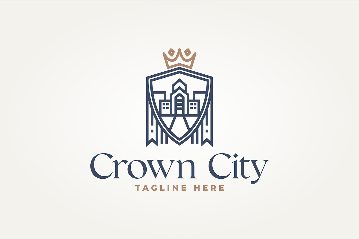 house city king crown badge logo, a Branding & Logo Template by Blazybone (Photo 1 of 2)
