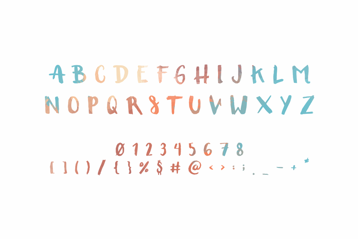 Arrows Font preview 2