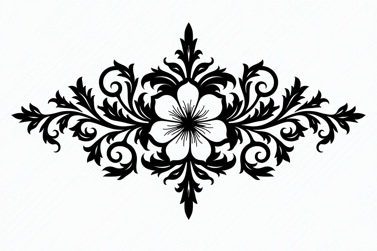 Elegant Floral Ornament Set, an Illustration by BIPLOB EXPERT (Photo 6 of 21)