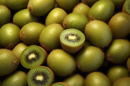 Ripe kiwi fruit background, a Food & Drink Photo by AlyaAnd