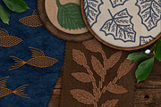 Embroidery Art Brushes For Procreate, a Brush Add-On by bokettori (Thumbnail 35 of 42)