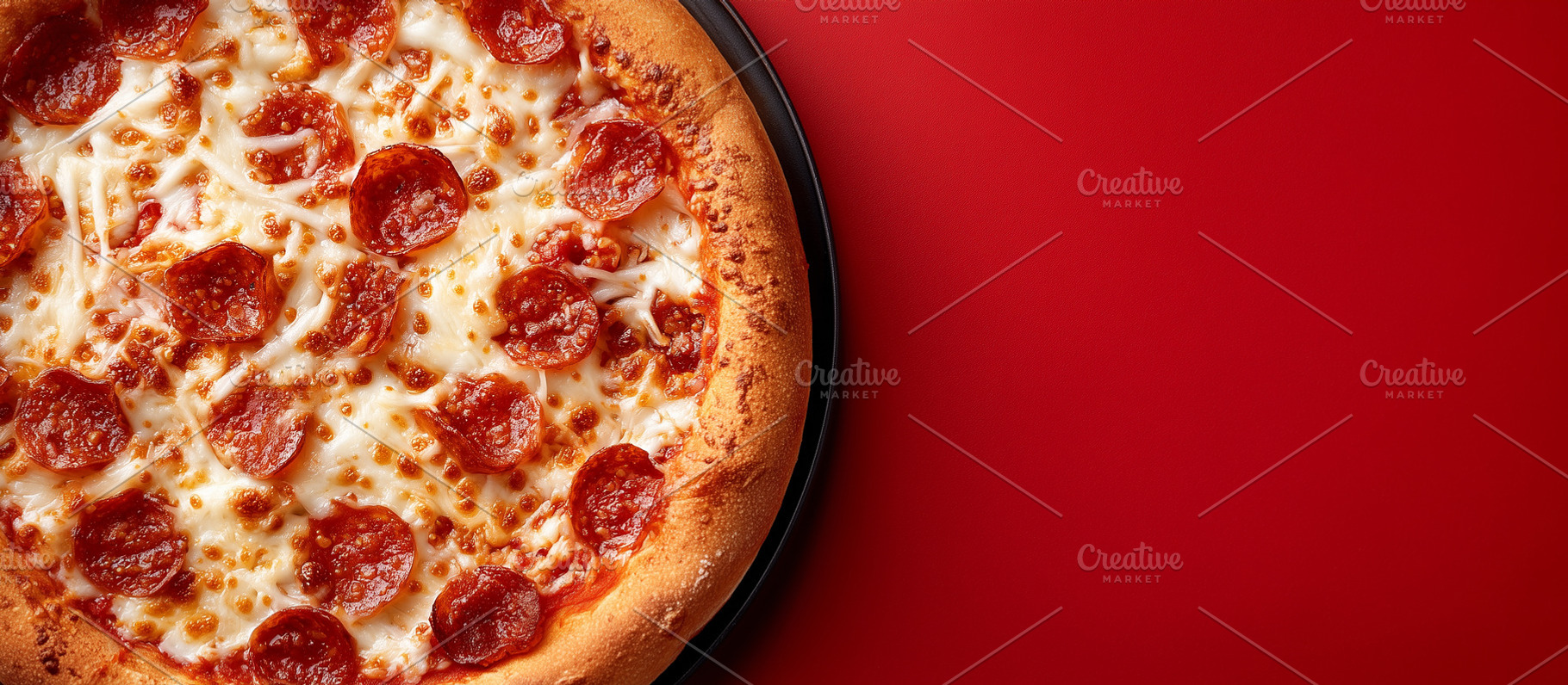 Hot and delicious pepperoni pizza, a Food & Drink Photo by MistyDay