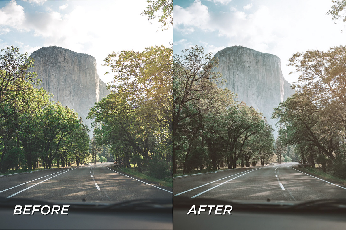5 Yosemite Lightroom Presets, a Preset Add-On by TheWayfarerShoppe (Photo 6 of 7)
