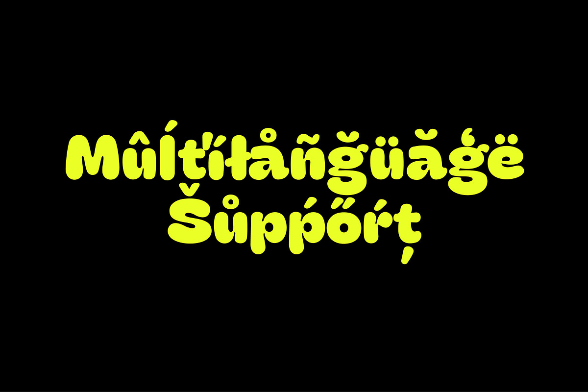 Bumblo is a bold display font., a Sans Serif Font by kavoon (Photo 10 of 10)