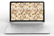 Set Seamless Flowers Rose Hibiscus, a Pattern Graphic by Vintage (Thumbnail 10 of 10)