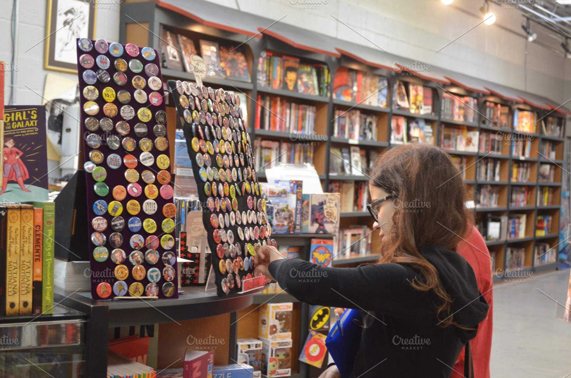 Comic Book Store Customer, a Person Photo by PIXELBURGH