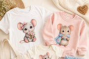 Cute Mouse clipart Bundle, an Object Illustration by HeavensStar (Thumbnail 2 of 8)