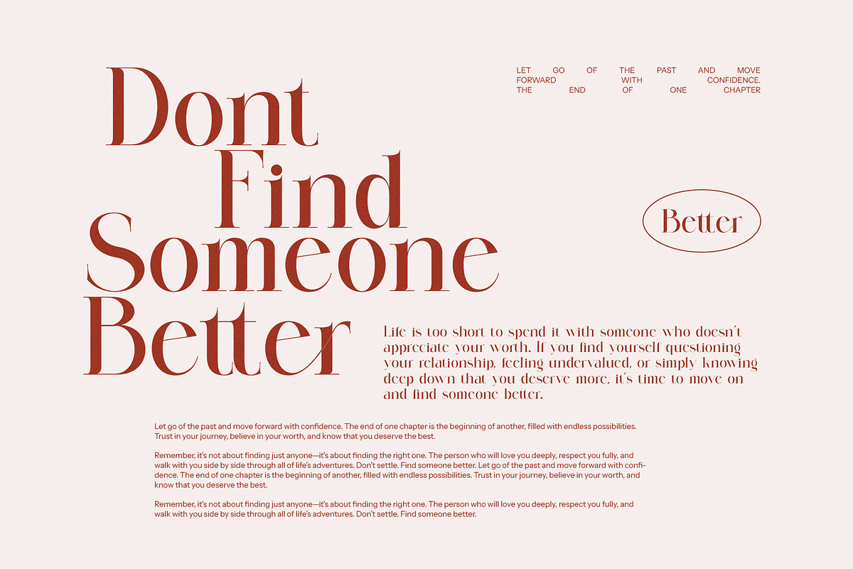 Mondy Modern Serif Font, a Serif Font by Perfectype (Photo 2 of 8)