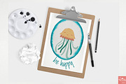 Watercolor Friendly Frames Bundle, an Object Graphic by LittleAcornGraphics (Thumbnail 5 of 10)