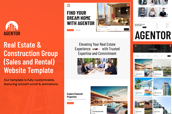 Agentor - Real Estate Website Template preview 6