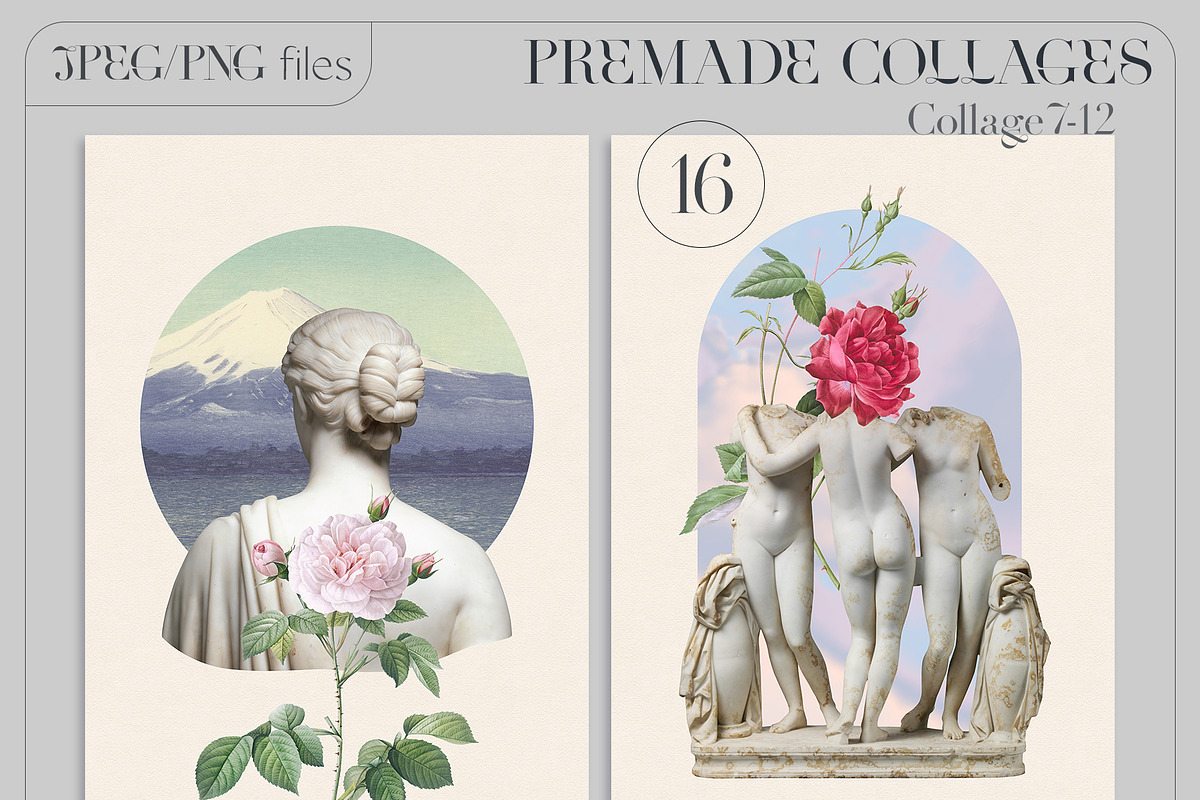 DREAMY Collage Creator. Vintage Art, an Object Graphic by Oksana Trygub (Photo 8 of 22)