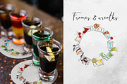 Classic cocktail shots, a Food Illustration by MsFlaffy (Thumbnail 7 of 12)