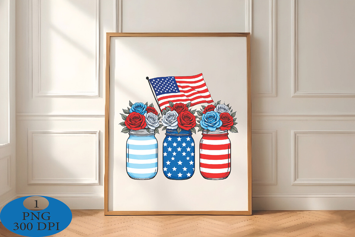 4th of July Sublimation, a Seasonal Illustration by Daily.Designs (Photo 5 of 5)