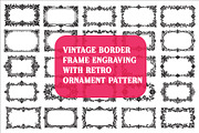 Elegant Floral Border Vector Design,, an Illustration by Amazin_art (Thumbnail 1 of 26)