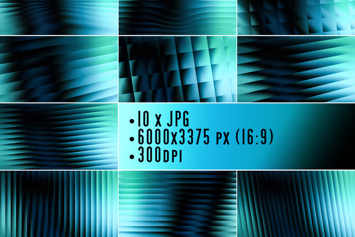 Turquoise Background Set, a Background Graphic by BazziBa♥ (Photo 1 of 4)