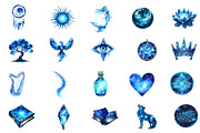 Magical Celestial Clipart, an Illustration by CreationArt (Thumbnail 3 of 3)