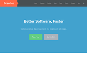 Scroller WordPress Theme, a WordPress Template by Theme Junkie (Thumbnail 1 of 4)