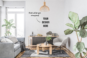 Interior Mockup Poster Frame Bundle