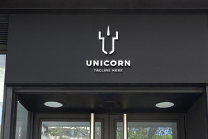 Unicorn Minimalist Logo