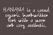 Hanana - Handwriting Font, a Handwritten Font by Pekotype (Thumbnail 2 of 15)