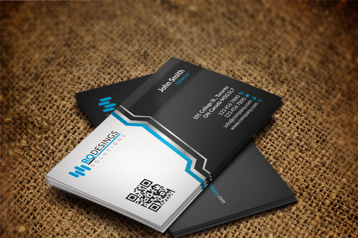 Corporate Business Card 16, a Business Card Template by RQ Designs (Photo 3 of 5)
