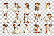 Wedding Couple PNG Clipart, a Person Illustration by Nicolle's Colorful Art (Thumbnail 3 of 4)