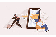 Hacker conduct phishing attack, a Person Illustration by Good Studio (Thumbnail 1 of 3)