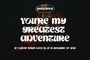 Salish Lodge Display Typeface, a Serif Font by RantautypeStudio (Thumbnail 6 of 15)