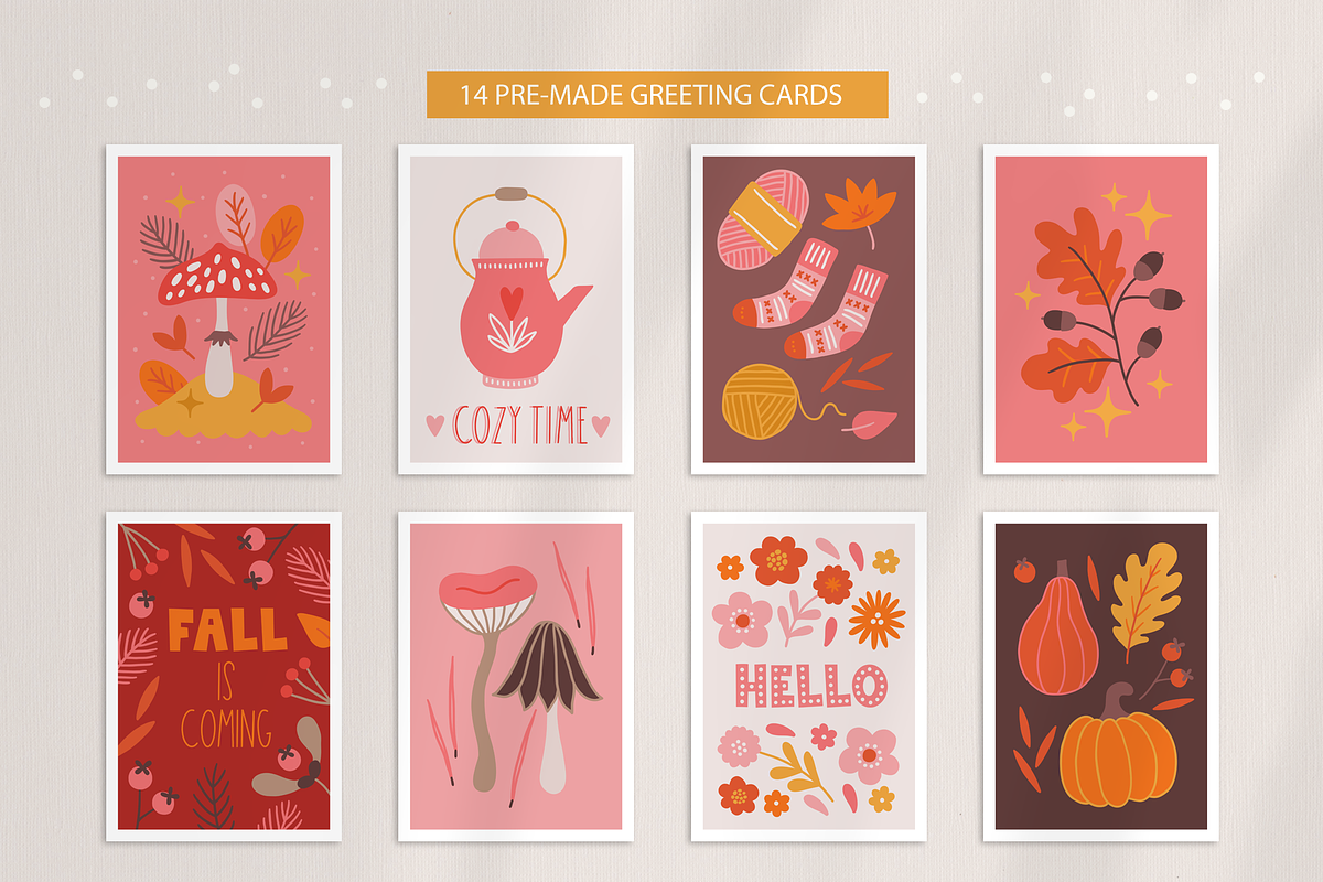 Autumn Time Kit, a Seasonal Illustration by miumiu (Photo 11 of 16)