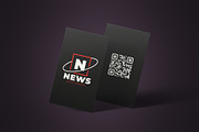 Vertical Double Sided Card Mockup x4, a Product Mockup by SmartDesigns (Thumbnail 2 of 9)