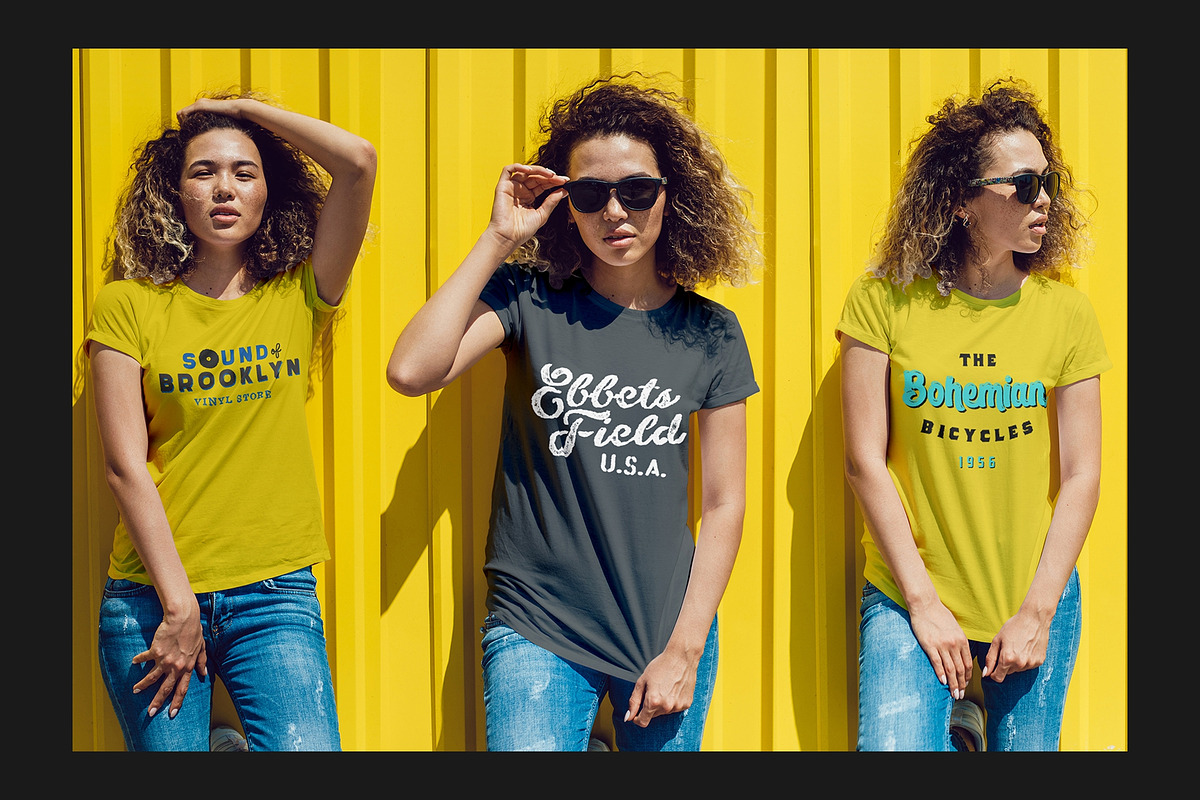 T-Shirt Mock-Up Set, a Shirt Mockup by Freeman Studio (Photo 9 of 16)