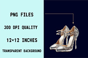 Silver Luxury Heels  Sublimation Cl, an Illustration by SVGArt (Thumbnail 8 of 8)
