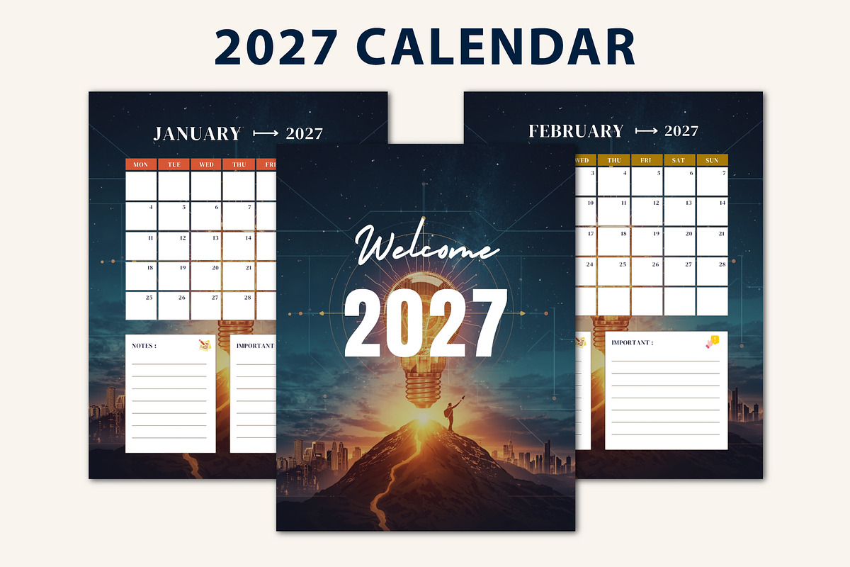 26–2027 Productivity Planner, a Stationery Template by Designmela01 (Photo 5 of 10)