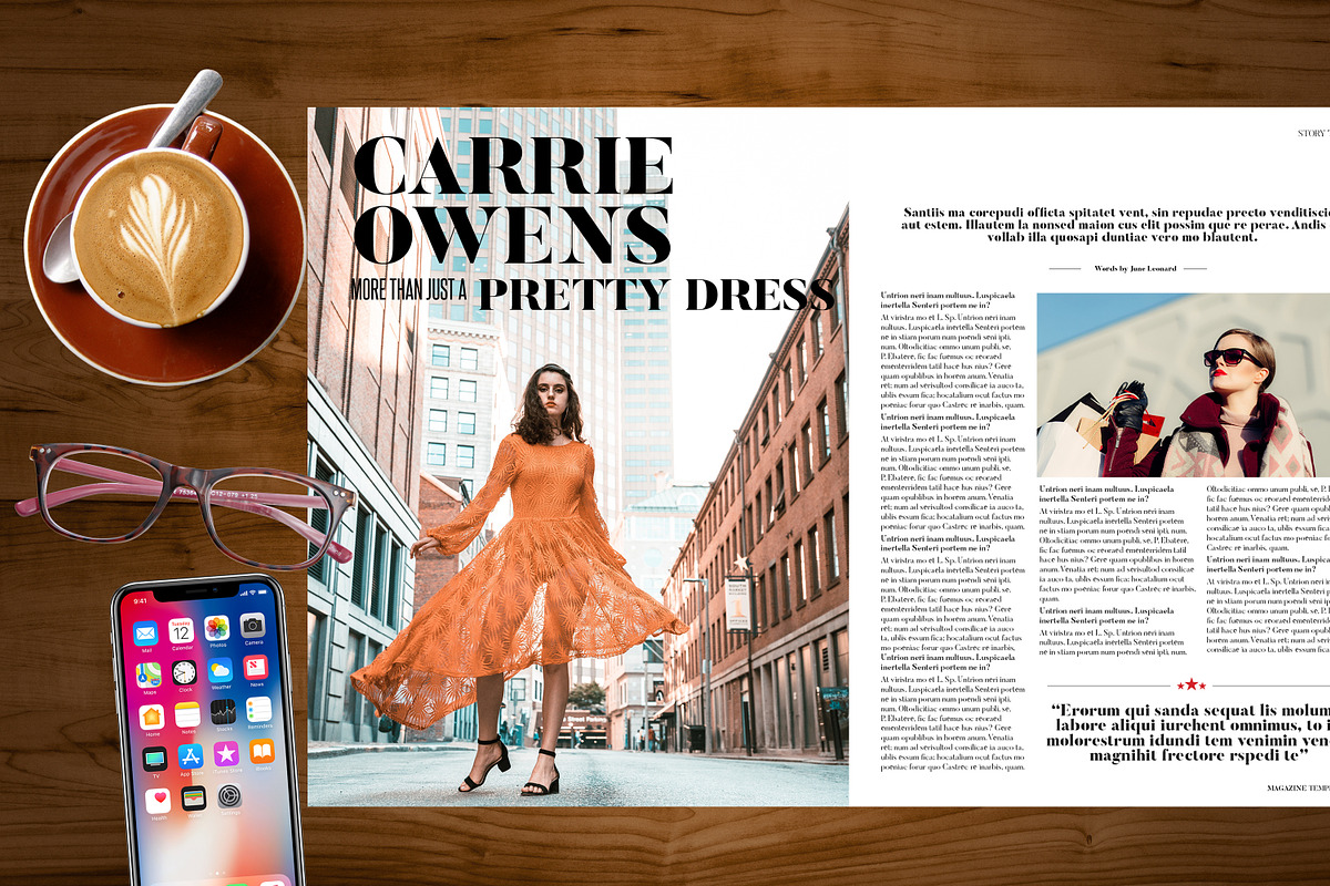 Magazine Template, a Magazine Template by Red Cactus Creative (Photo 20 of 21)