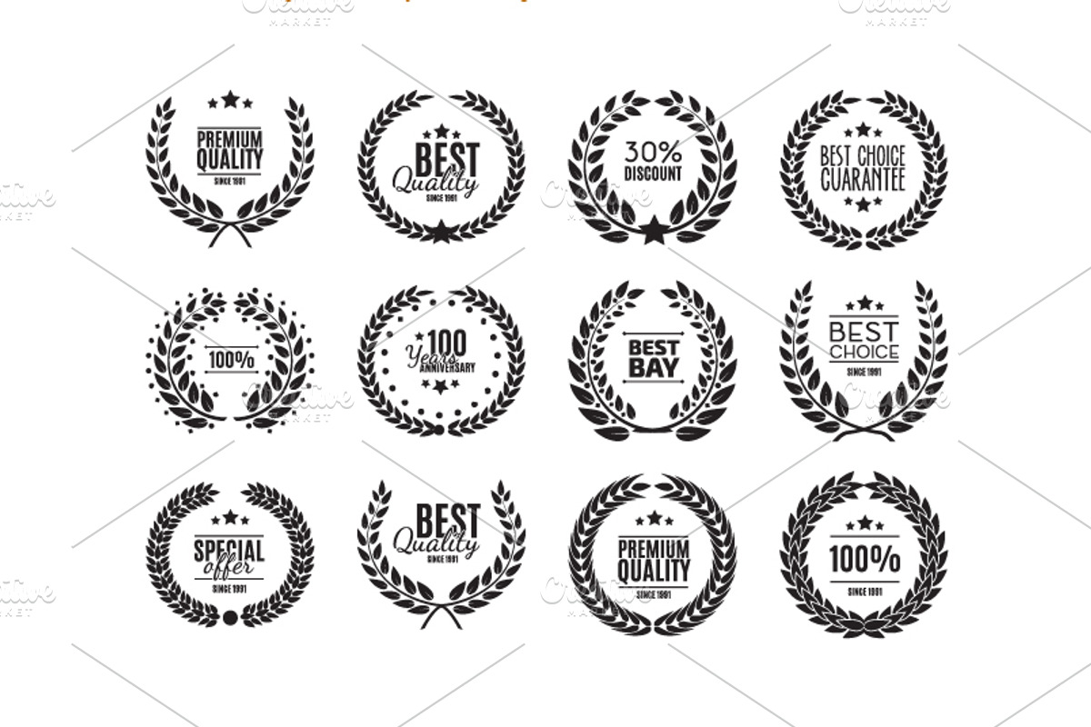 Premium quality laurel wreath set, an Icon by KundolaArt (Photo 4 of 5)