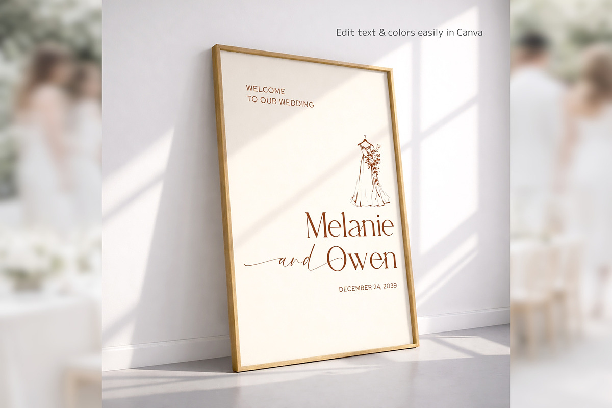 Modern Minimal Welcome Canva bd010, a Poster Template by TyphoonStudio (Photo 5 of 10)
