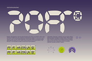 Clock Forge - Speed Meter Font, a Sans Serif Font by Casloop Studio (Thumbnail 7 of 9)