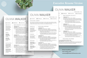 Modern Resume Templates, CV Designs