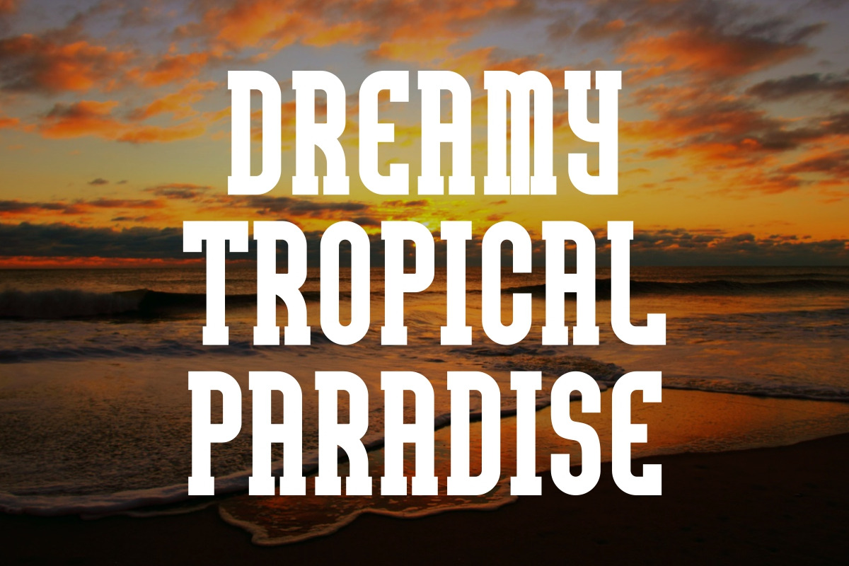 Happy Beach -  Playful Slab Serif, a Slab Serif Font by Pian45 Studio (Photo 2 of 8)