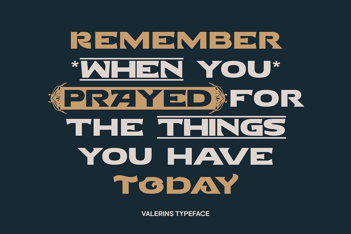 Valerins, a Symbol Font by Nathatype (Photo 2 of 15)