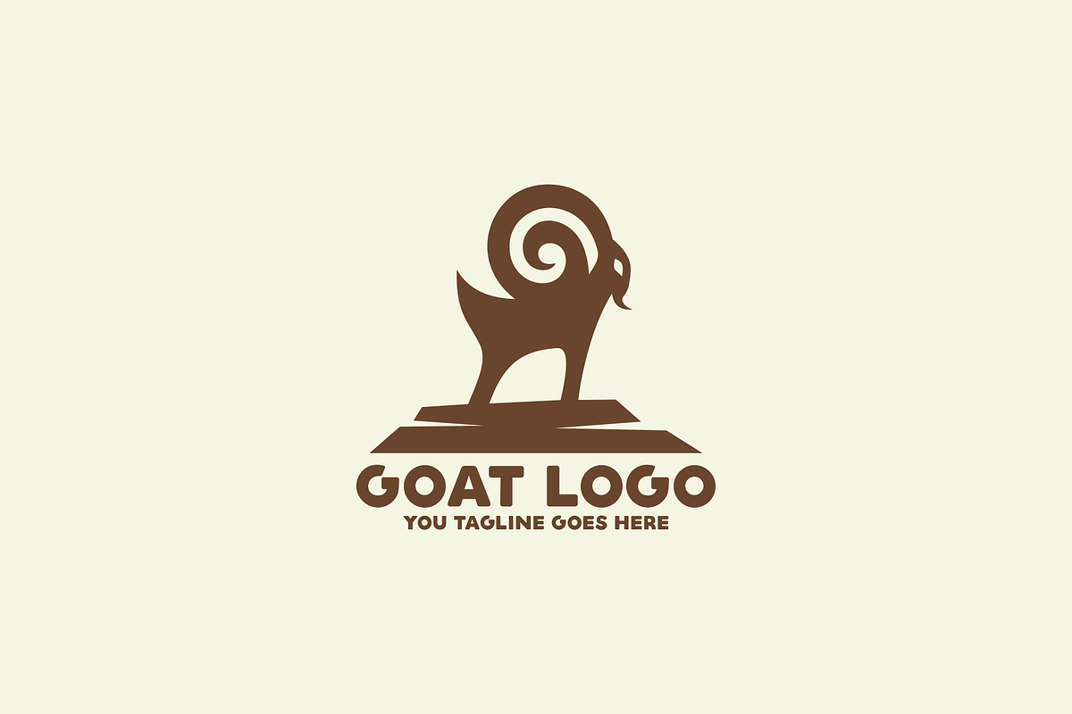 Goat Logo, a Branding & Logo Template by Brandlogo