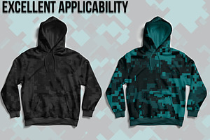 Pixel Camouflage Patterns