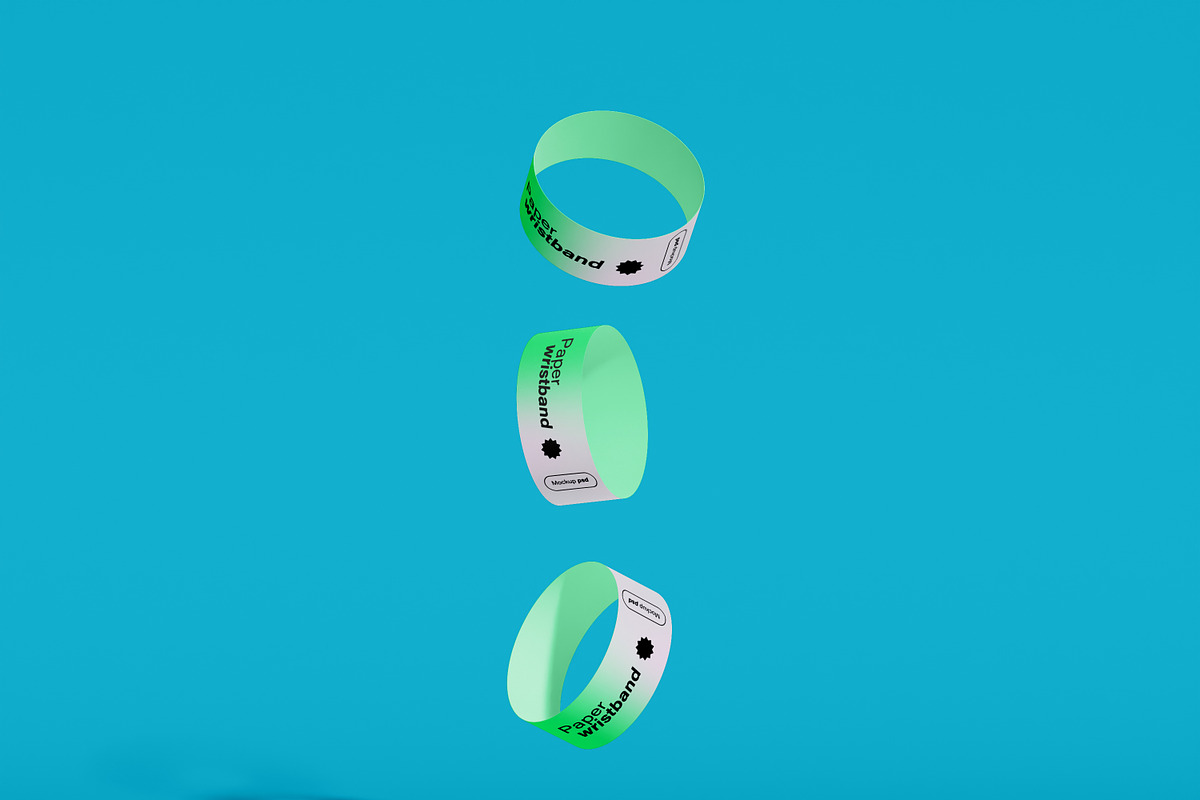 Wristbands Branding Mockup, a Product Mockup by Mego-studio