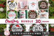 Christmas Quotes Bundle SVG PNG EPS, an Illustration by TheBlackCatPrints (Thumbnail 4 of 5)